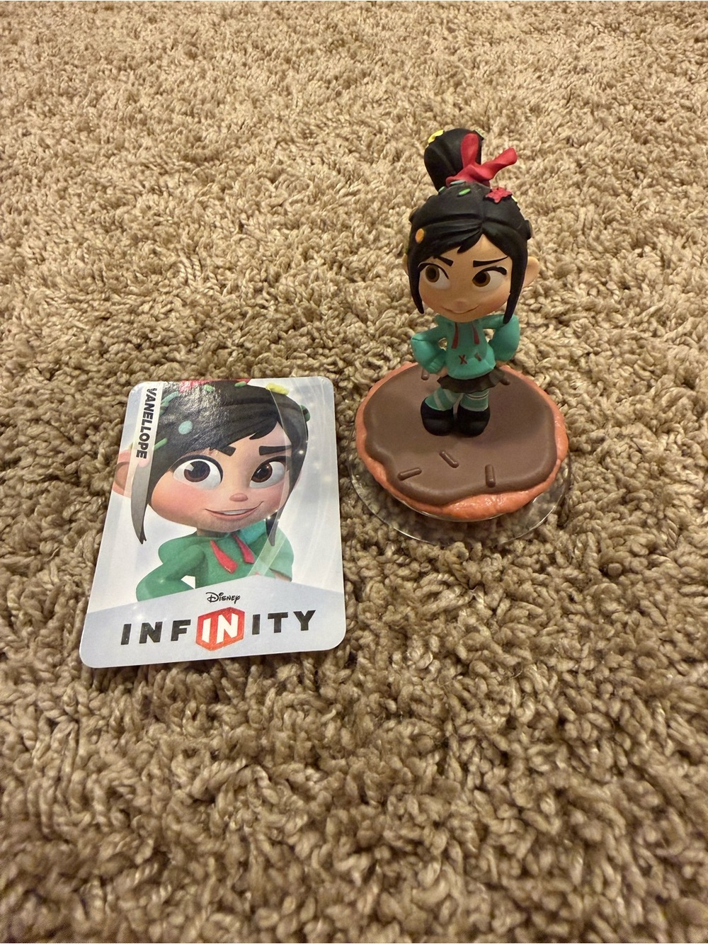 Disney Infinity Vanellope Figure + Original Card